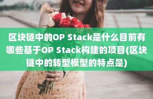 区块链中的OP Stack是什么目前有哪些基于OP Stack构建的项目(区块链中的转型模型的特点是)