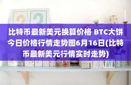 比特币最新美元换算价格 BTC大饼今日价格行情走势图6月16日(比特币最新美元行情实时走势)