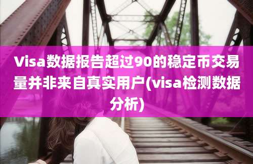 Visa数据报告超过90的稳定币交易量并非来自真实用户(visa检测数据分析)