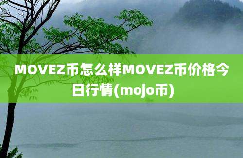 MOVEZ币怎么样MOVEZ币价格今日行情(mojo币)