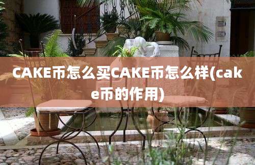 CAKE币怎么买CAKE币怎么样(cake币的作用)