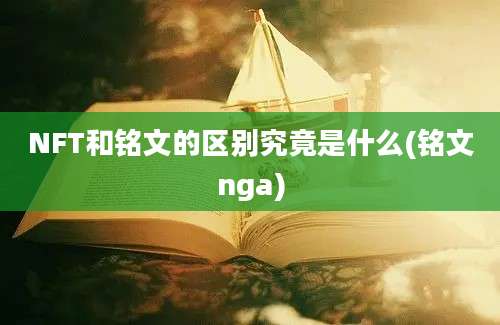 NFT和铭文的区别究竟是什么(铭文nga)