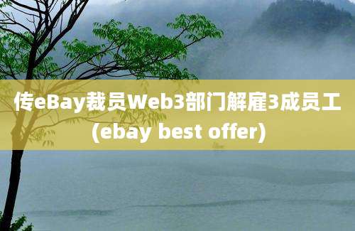 传eBay裁员Web3部门解雇3成员工(ebay best offer)