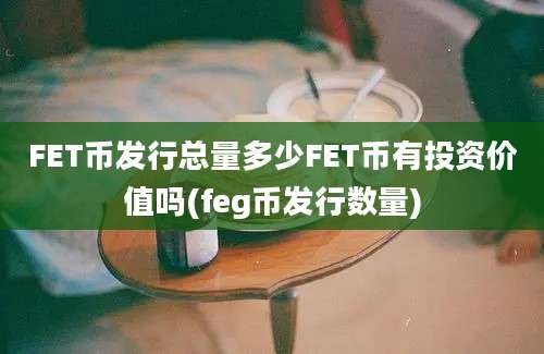 FET币发行总量多少FET币有投资价值吗(feg币发行数量)