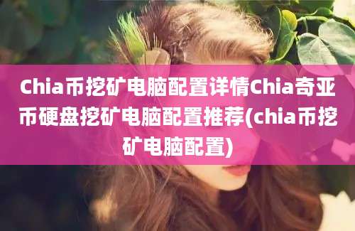 Chia币挖矿电脑配置详情Chia奇亚币硬盘挖矿电脑配置推荐(chia币挖矿电脑配置)