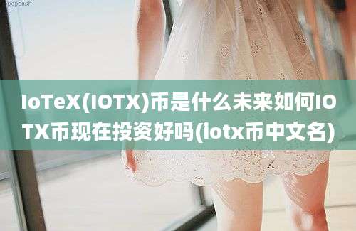 IoTeX(IOTX)币是什么未来如何IOTX币现在投资好吗(iotx币中文名)