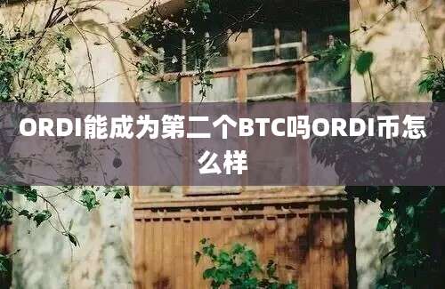 ORDI能成为第二个BTC吗ORDI币怎么样