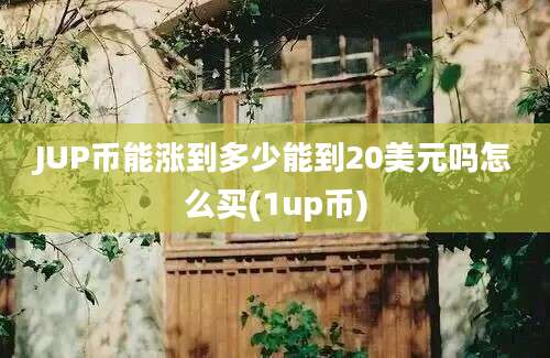 JUP币能涨到多少能到20美元吗怎么买(1up币)