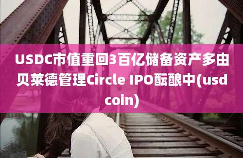 USDC市值重回3百亿储备资产多由贝莱德管理Circle IPO酝酿中(usdcoin)