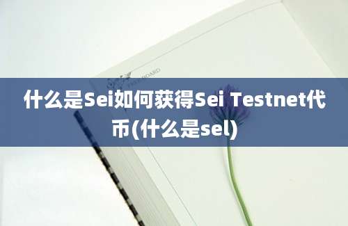 什么是Sei如何获得Sei Testnet代币(什么是sel)