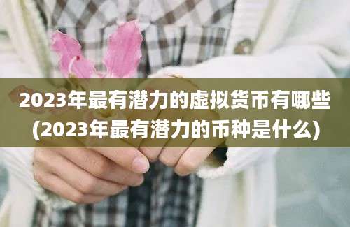 2023年最有潜力的虚拟货币有哪些(2023年最有潜力的币种是什么)