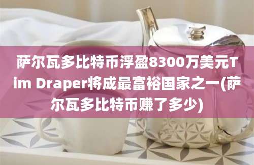 萨尔瓦多比特币浮盈8300万美元Tim Draper将成最富裕国家之一(萨尔瓦多比特币赚了多少)