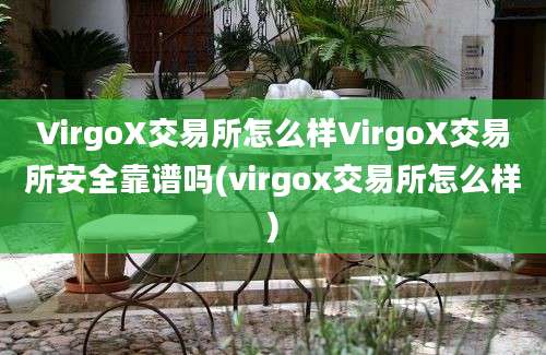 VirgoX交易所怎么样VirgoX交易所安全靠谱吗(virgox交易所怎么样)