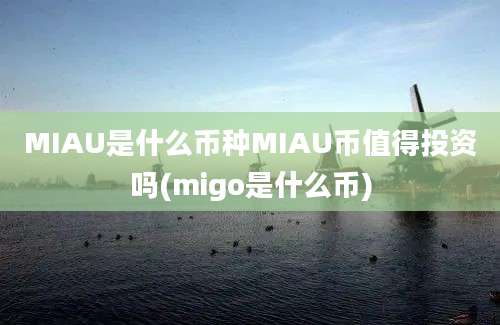 MIAU是什么币种MIAU币值得投资吗(migo是什么币)