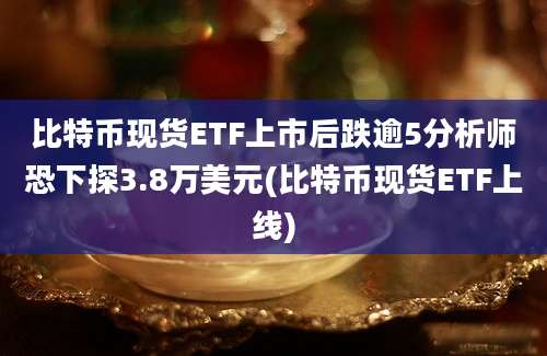 比特币现货ETF上市后跌逾5分析师恐下探3.8万美元(比特币现货ETF上线)