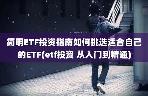 简明ETF投资指南如何挑选适合自己的ETF(etf投资 从入门到精通)