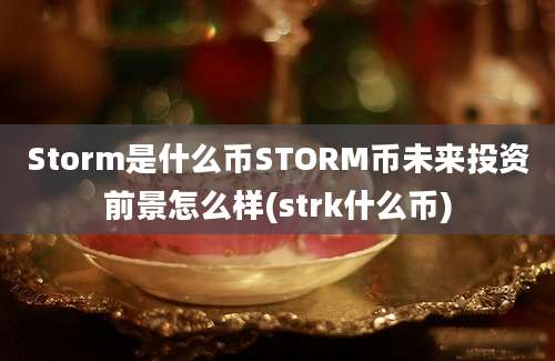 Storm是什么币STORM币未来投资前景怎么样(strk什么币)