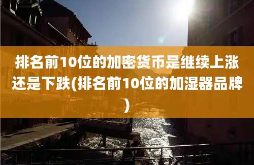 排名前10位的加密货币是继续上涨还是下跌(排名前10位的加湿器品牌)