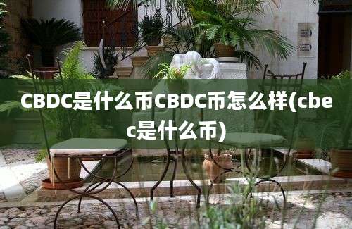 CBDC是什么币CBDC币怎么样(cbec是什么币)