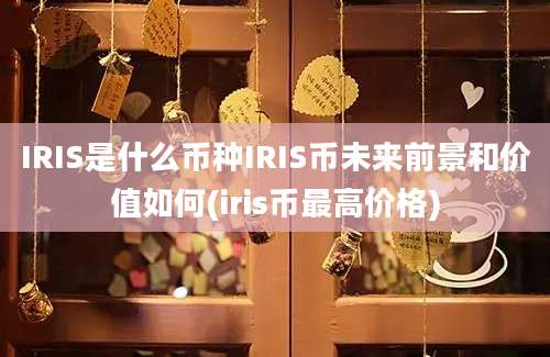 IRIS是什么币种IRIS币未来前景和价值如何(iris币最高价格)