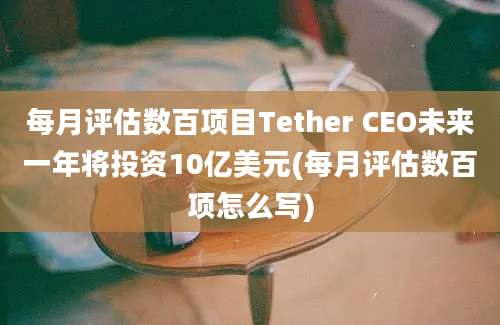 每月评估数百项目Tether CEO未来一年将投资10亿美元(每月评估数百项怎么写)