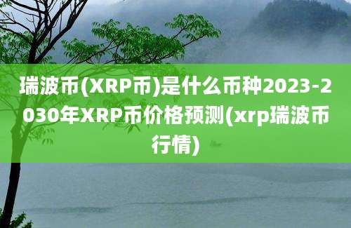 瑞波币(XRP币)是什么币种2023-2030年XRP币价格预测(xrp瑞波币行情)