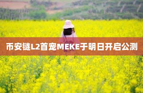 币安链L2首宠MEKE于明日开启公测