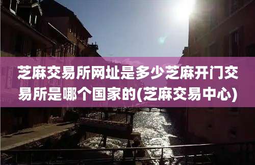 芝麻交易所网址是多少芝麻开门交易所是哪个国家的(芝麻交易中心)