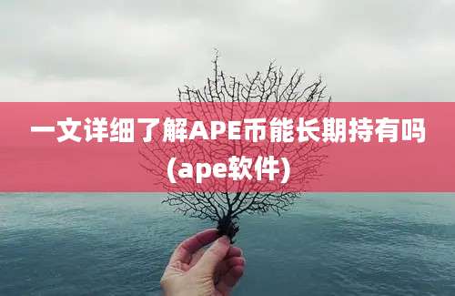 一文详细了解APE币能长期持有吗(ape软件)