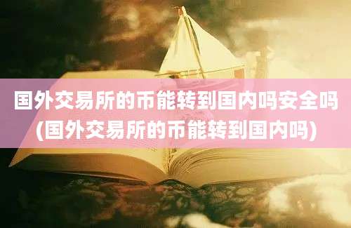 国外交易所的币能转到国内吗安全吗(国外交易所的币能转到国内吗)