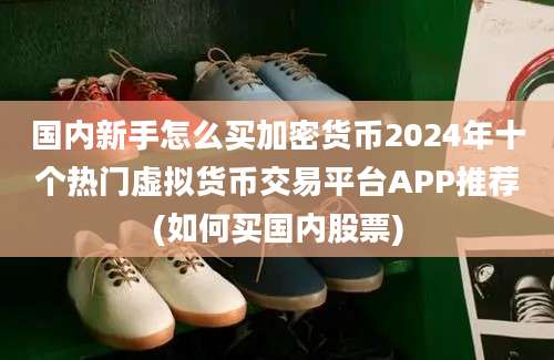 国内新手怎么买加密货币2024年十个热门虚拟货币交易平台APP推荐(如何买国内股票)