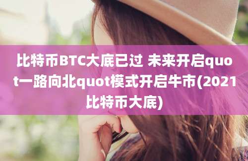 比特币BTC大底已过 未来开启quot一路向北quot模式开启牛市(2021比特币大底)