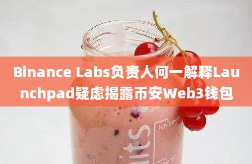 Binance Labs负责人何一解释Launchpad疑虑揭露币安Web3钱包