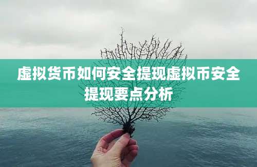 虚拟货币如何安全提现虚拟币安全提现要点分析