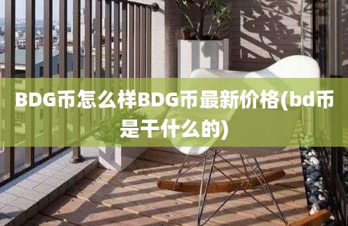 BDG币怎么样BDG币最新价格(bd币是干什么的)