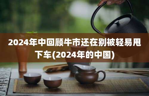 2024年中回顾牛市还在别被轻易甩下车(2024年的中国)