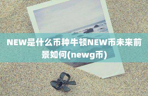 NEW是什么币种牛顿NEW币未来前景如何(newg币)