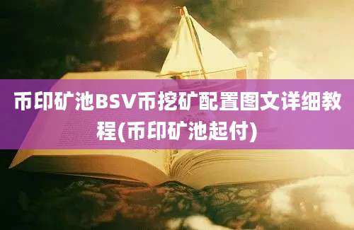 币印矿池BSV币挖矿配置图文详细教程(币印矿池起付)