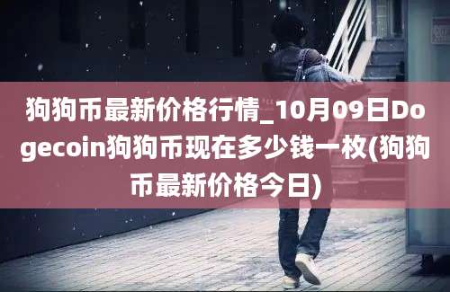 狗狗币最新价格行情_10月09日Dogecoin狗狗币现在多少钱一枚(狗狗币最新价格今日)