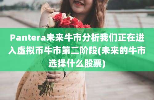 Pantera未来牛市分析我们正在进入虚拟币牛市第二阶段(未来的牛市选择什么股票)