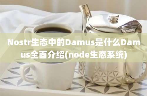 Nostr生态中的Damus是什么Damus全面介绍(node生态系统)