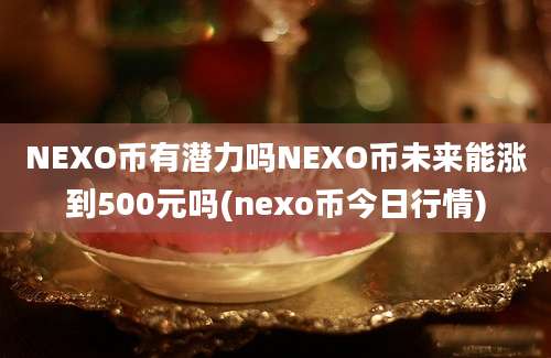 NEXO币有潜力吗NEXO币未来能涨到500元吗(nexo币今日行情)