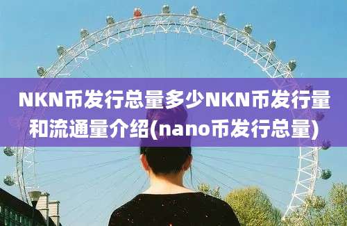 NKN币发行总量多少NKN币发行量和流通量介绍(nano币发行总量)