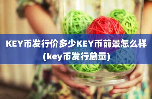 KEY币发行价多少KEY币前景怎么样(key币发行总量)