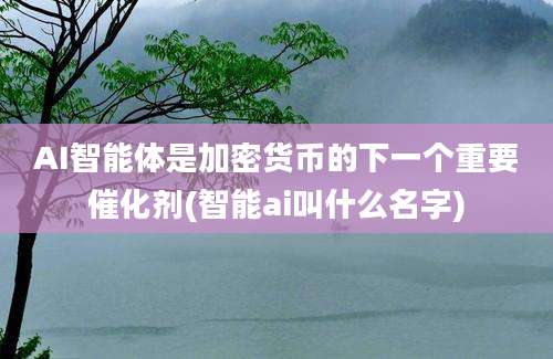 AI智能体是加密货币的下一个重要催化剂(智能ai叫什么名字)