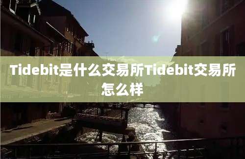 Tidebit是什么交易所Tidebit交易所怎么样