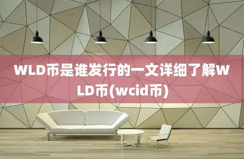 WLD币是谁发行的一文详细了解WLD币(wcid币)