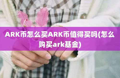 ARK币怎么买ARK币值得买吗(怎么购买ark基金)