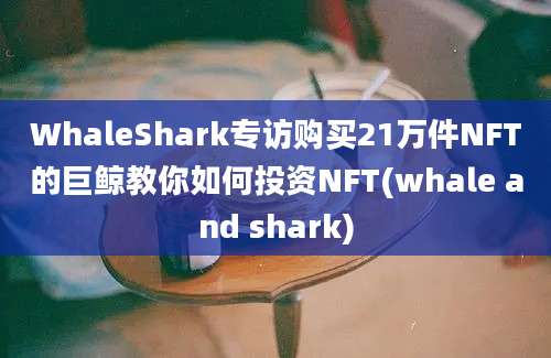 WhaleShark专访购买21万件NFT的巨鲸教你如何投资NFT(whale and shark)