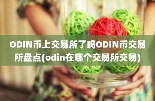 ODIN币上交易所了吗ODIN币交易所盘点(odin在哪个交易所交易)